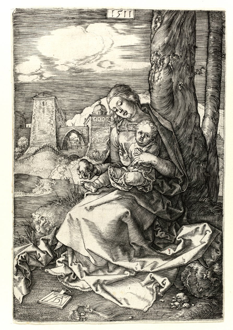 Madonnaen med pæren af Albrecht Dürer
