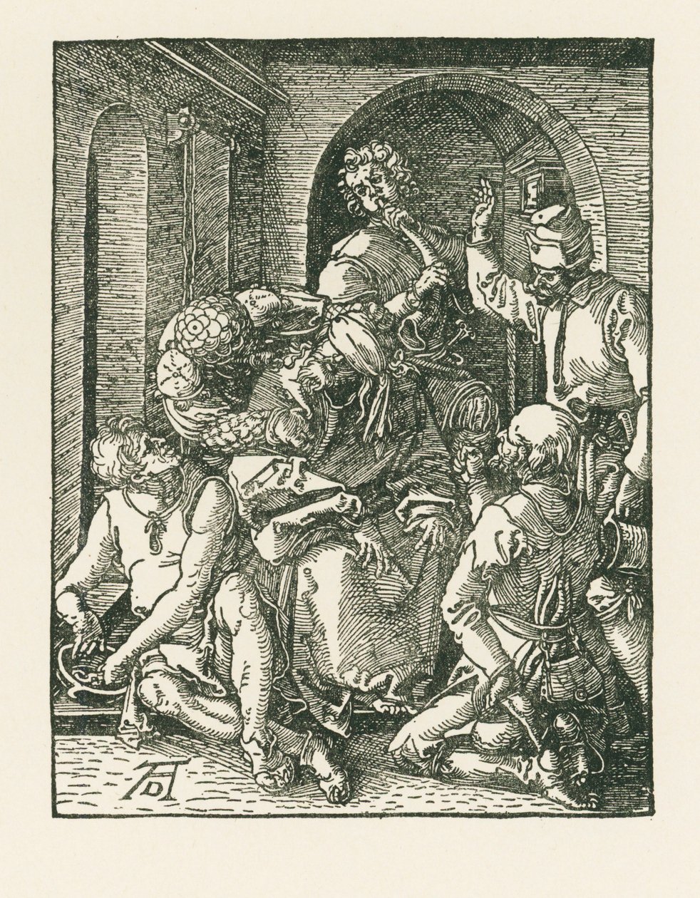 Hånen mod Kristus, ca. 1508-09 (træsnit) af Albrecht Dürer or Duerer