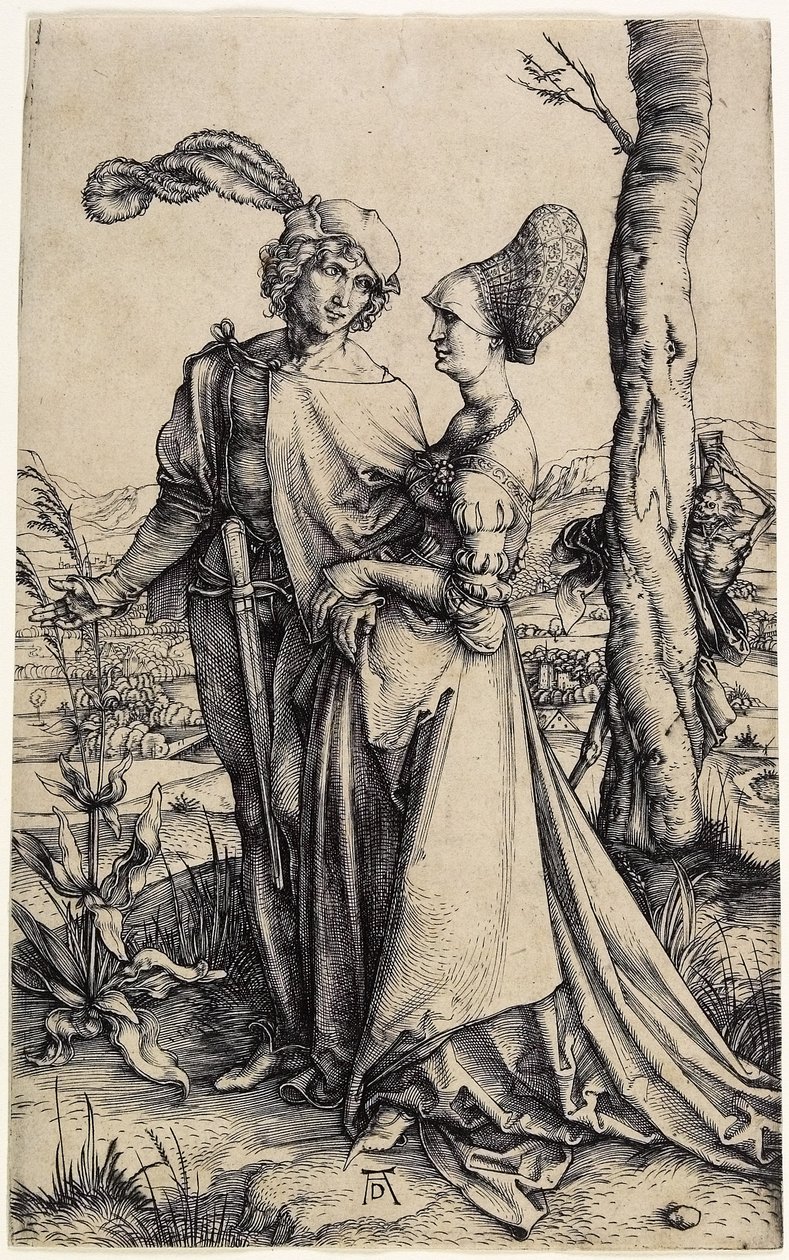 Promenaden, ca. 1496 af Albrecht Dürer