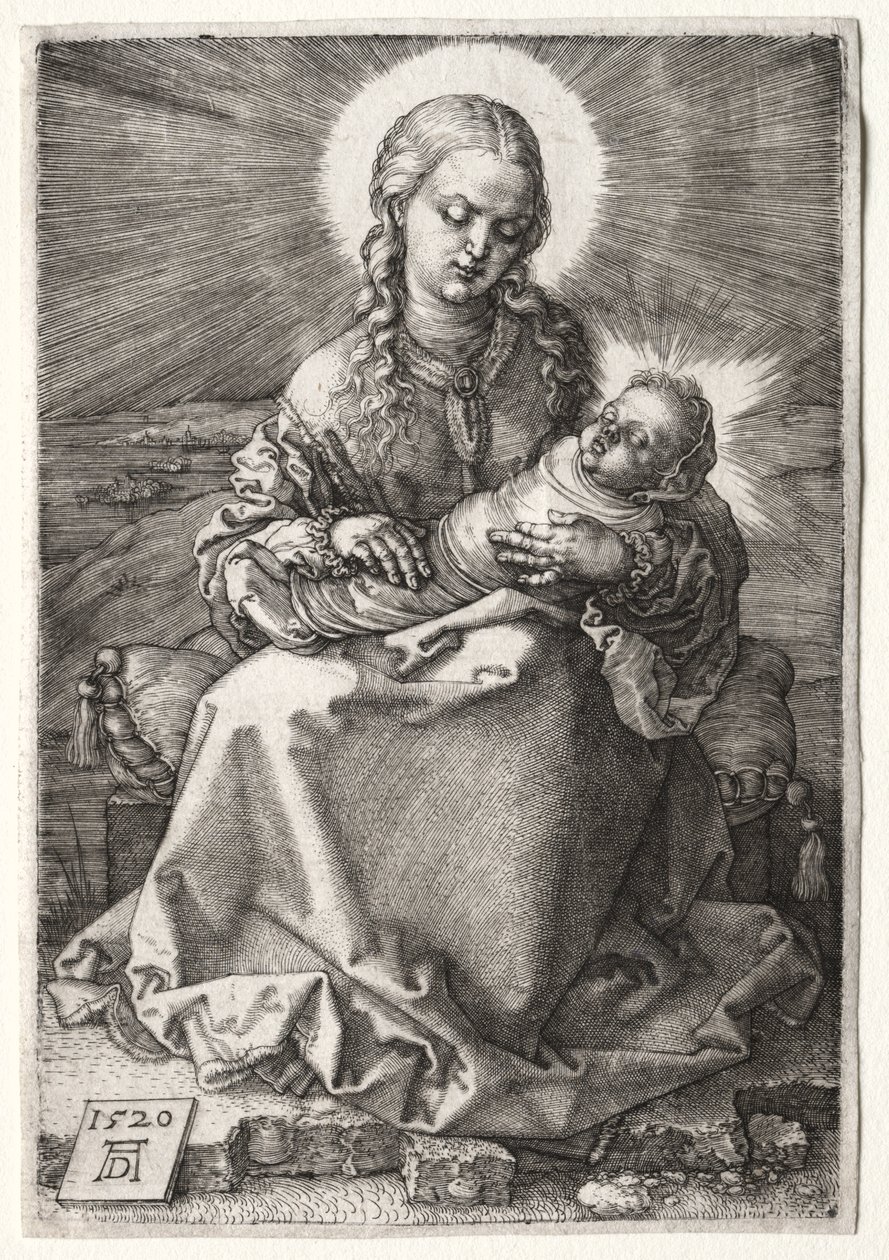 Jomfruen med det svøbte barn af Albrecht Dürer or Duerer