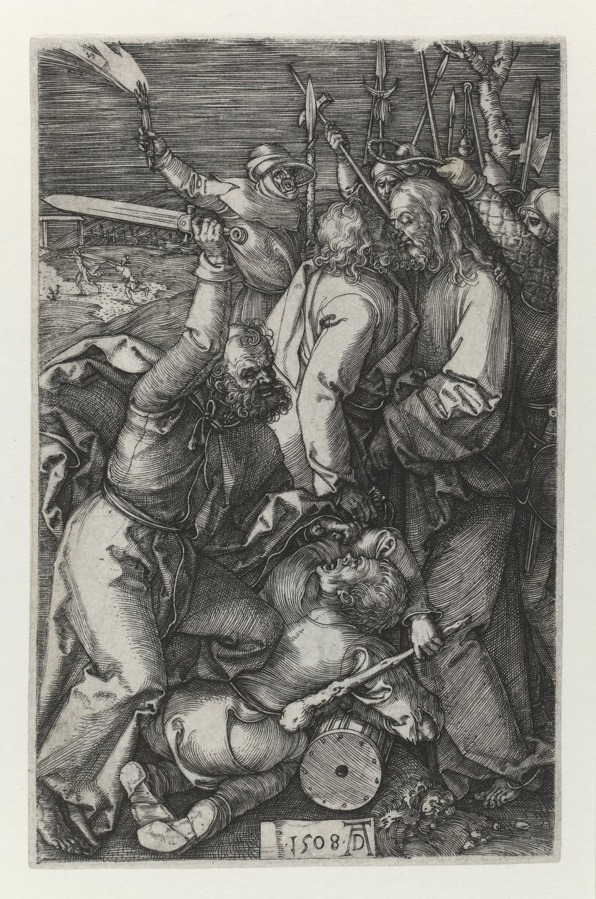 Kristi arrestation. 1508 af Albrecht Dürer