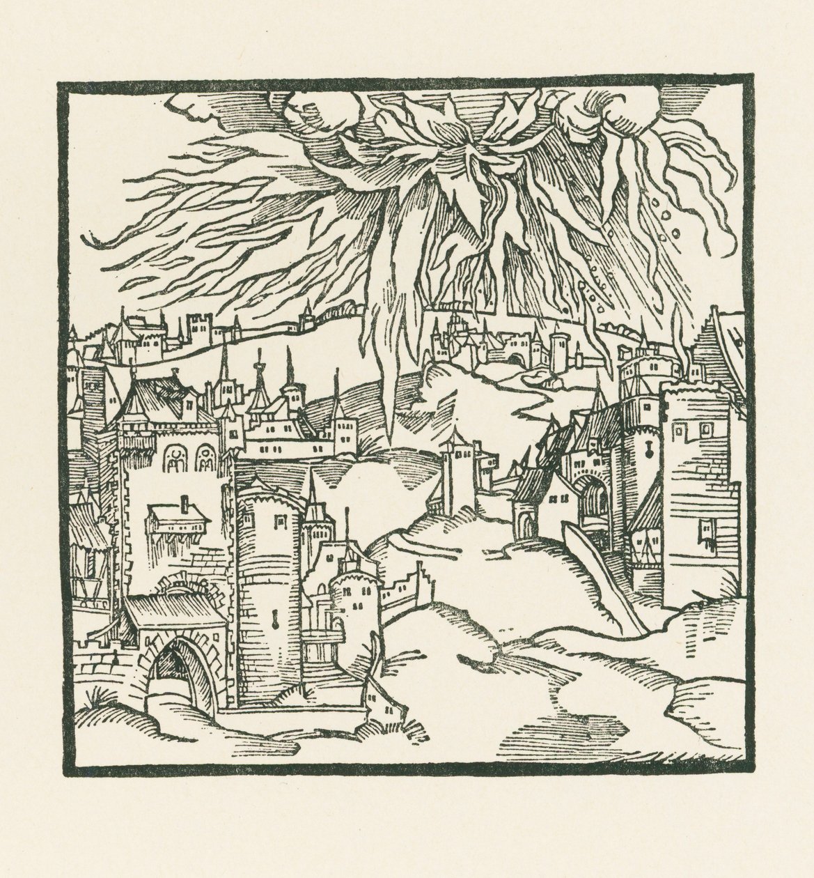 Ødelæggelsen af Sodoma og Gomorra af Albrecht Dürer or Duerer