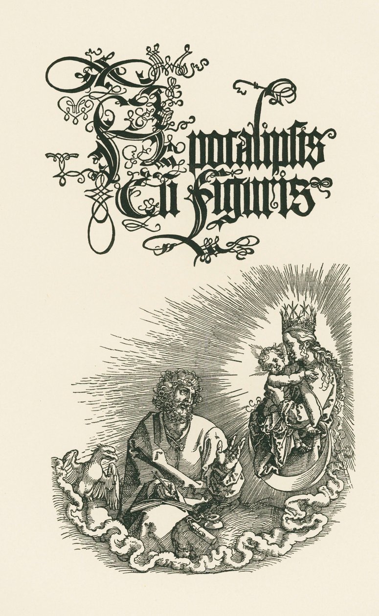 Titelblad til den anden latinske udgave fra 1511 (træsnit) af Albrecht Dürer or Duerer