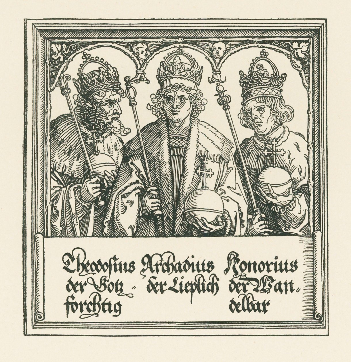 Triumfbue for kejser Maximilian I af Albrecht Dürer or Duerer