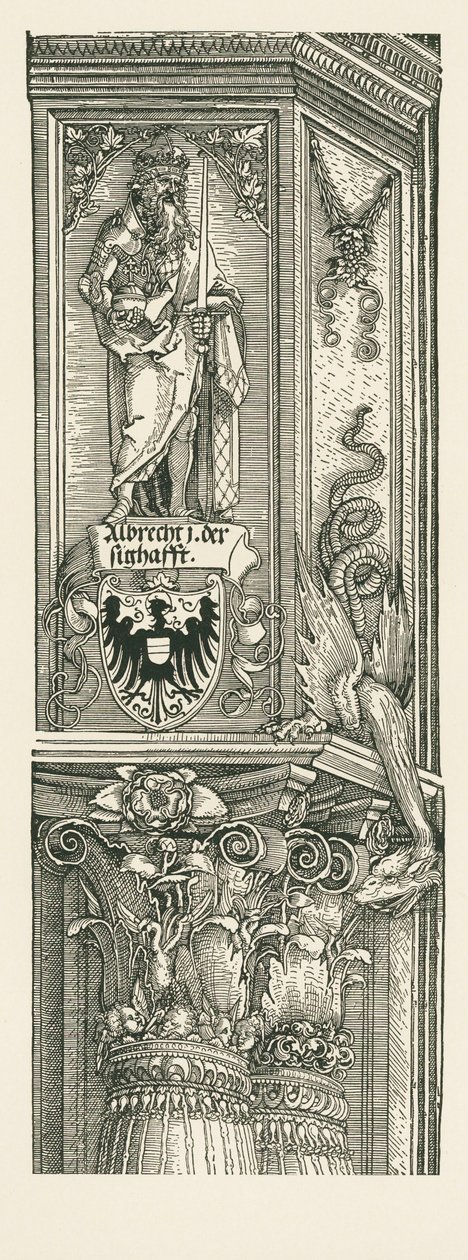Triumfbue for kejser Maximilian I af Albrecht Dürer or Duerer