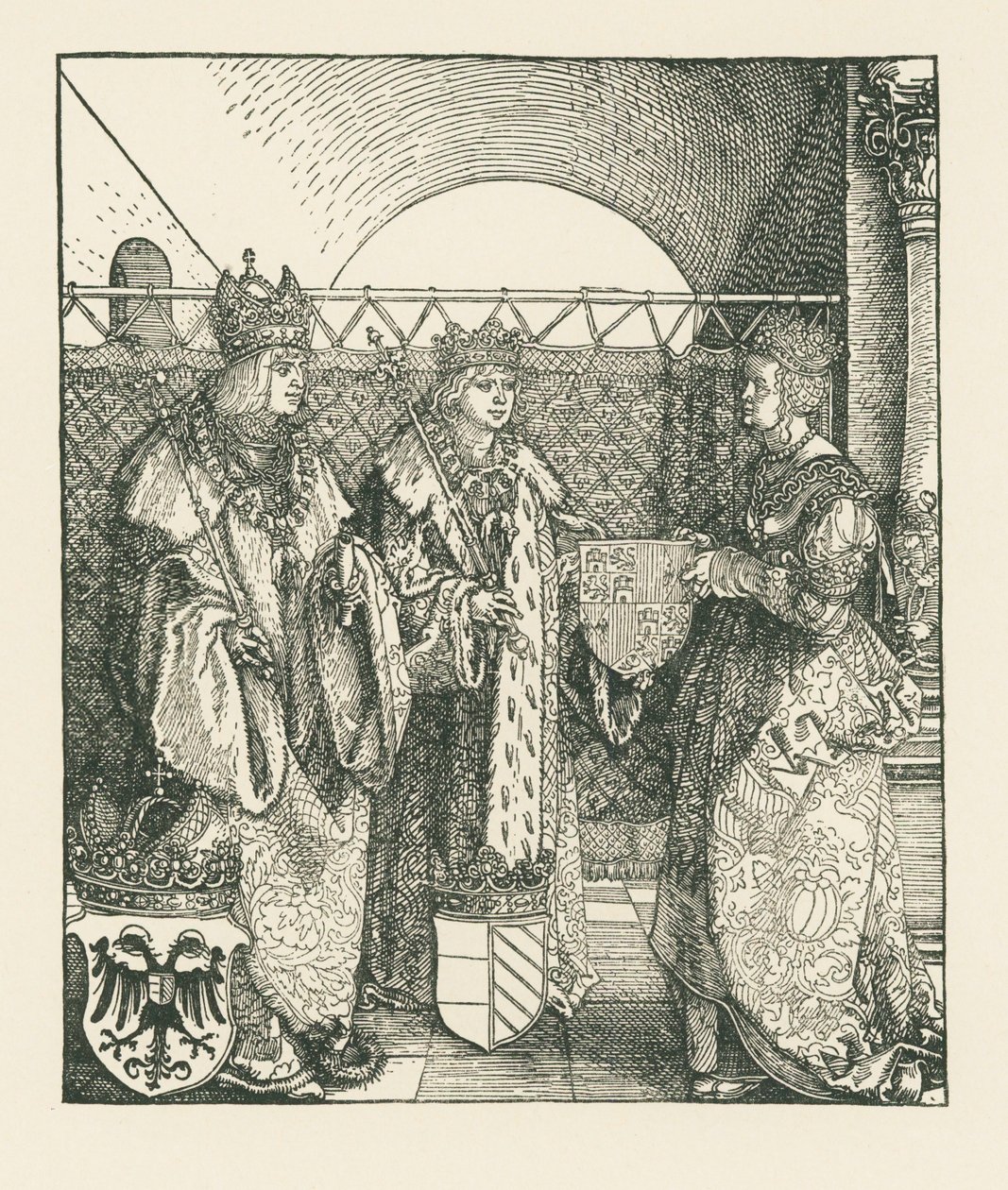 Triumfbue for kejser Maximilian I af Albrecht Dürer or Duerer