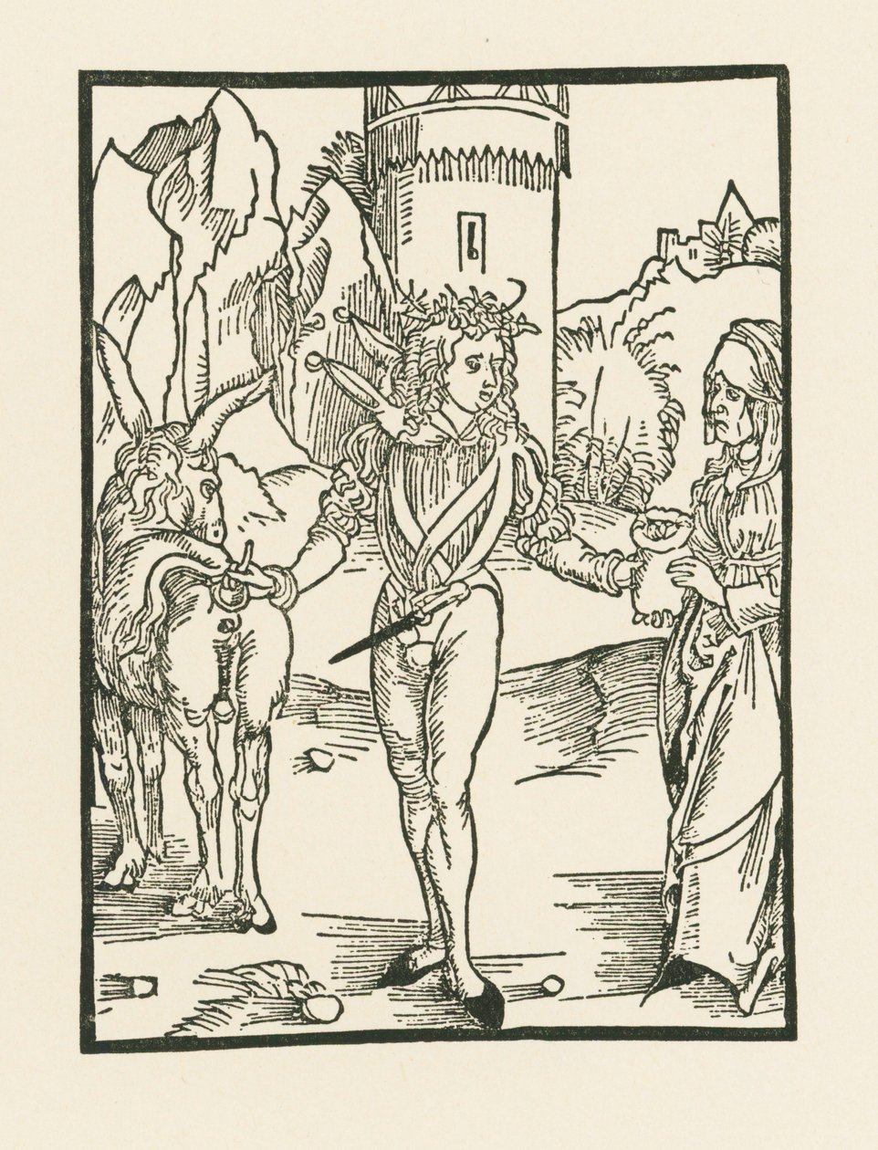 Vifter gennem god vilje af Albrecht Dürer or Duerer