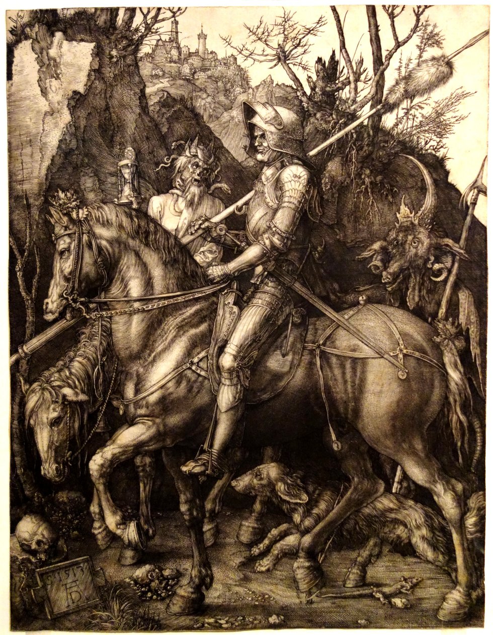 Durer - Ridder, død og djævel af Albrecht Dürer