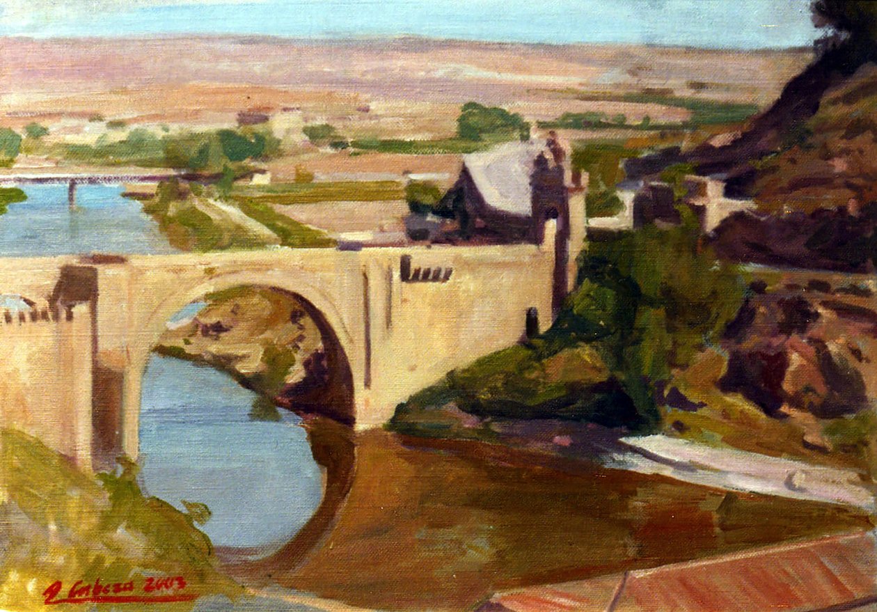 Alcantara Bridge Toledo af Alejandro Cabeza