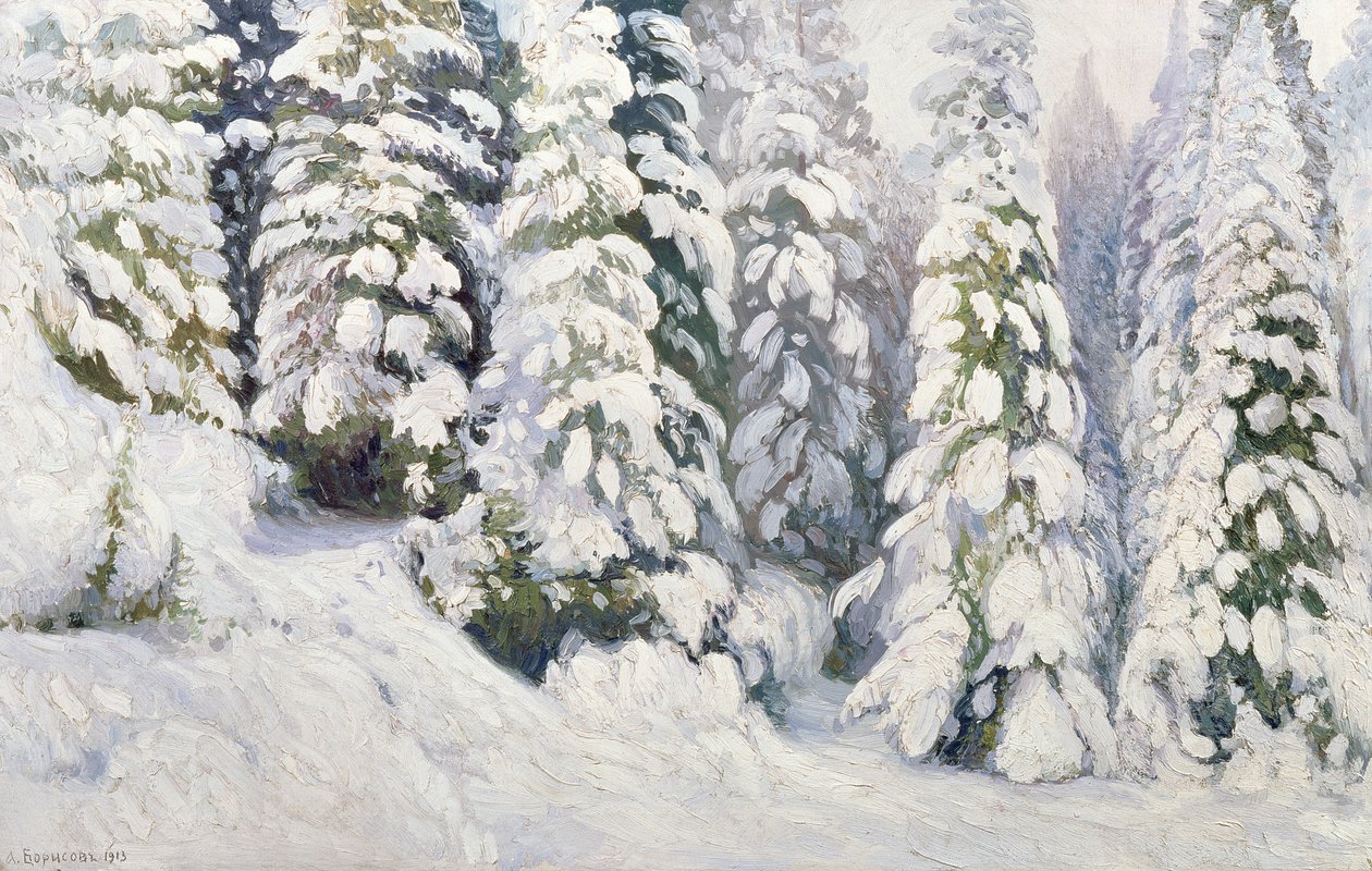 Vinterfortælling, 1913 af Aleksandr Alekseevich Borisov