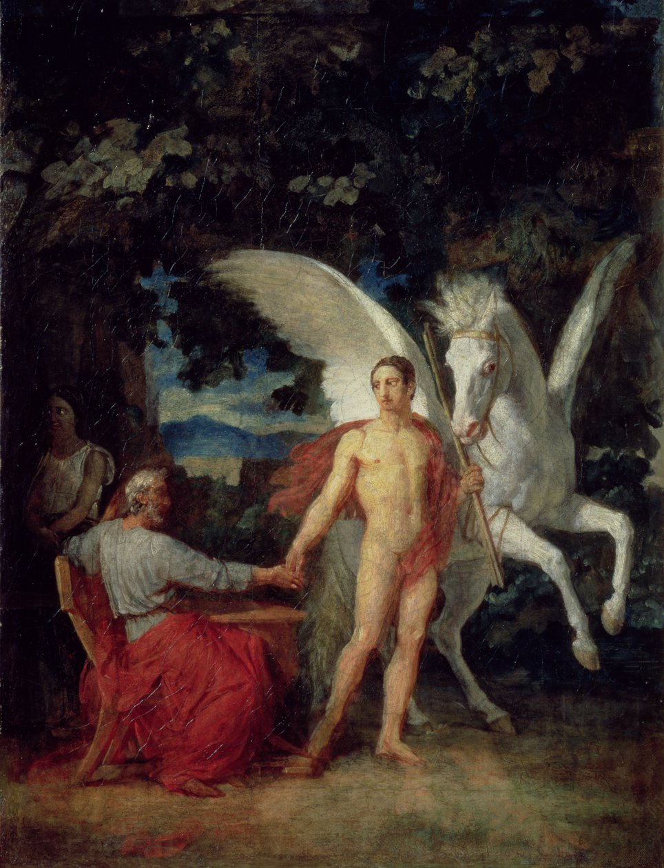 Bellerophon forlader for at bekæmpe kimæren, 1829 af Aleksandr Andreevich Ivanov