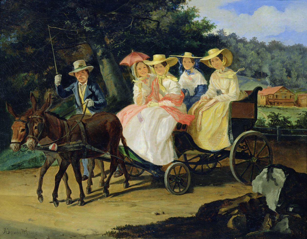 Et løb, 1845-46 af Aleksandr Pavlovich Bryullov