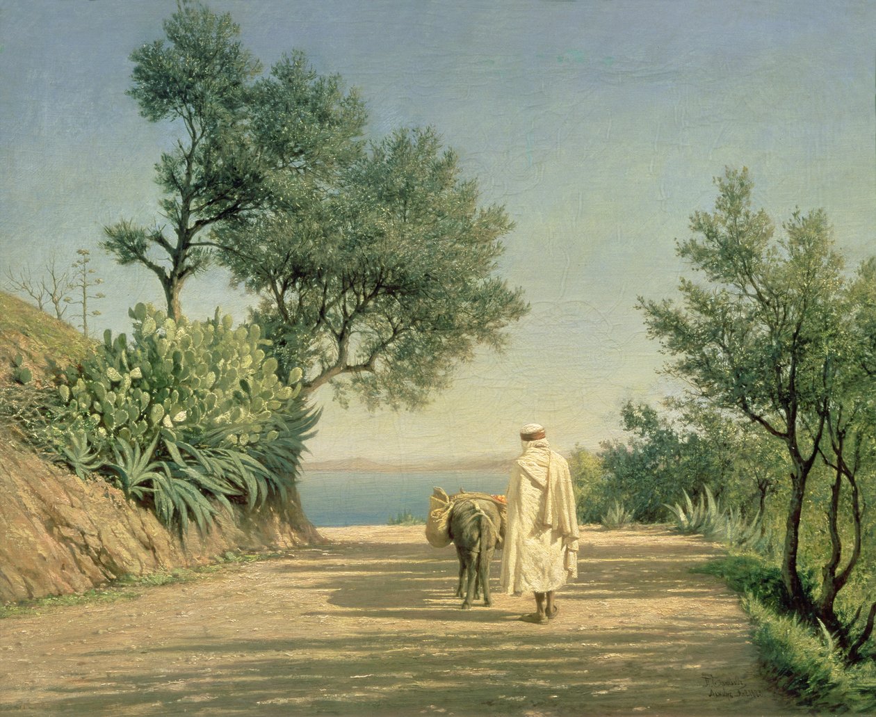 Vejen til havet, Algeriet, 1883 af Aleksandr Pavlovich Bryullov