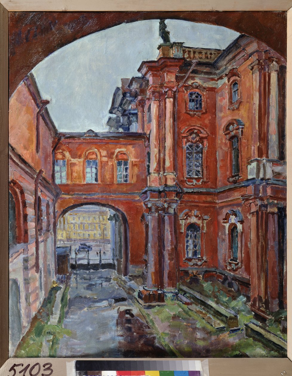 Eremitagens indre gårdhave (Sankt Petersborg) af Aleksandr Aleksandrovich Osmerkin