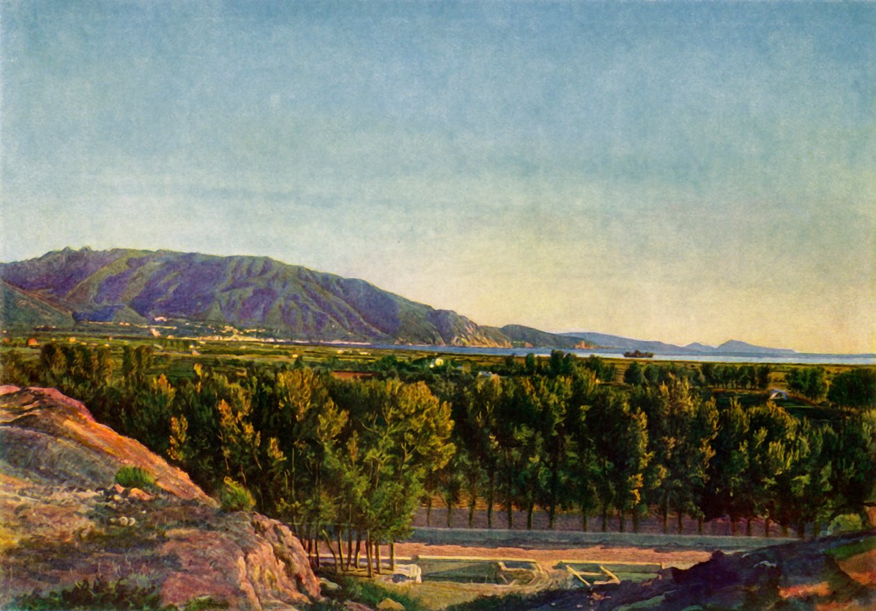 Udsigt over Castellamare fra Pompeji, 1846, 1965. af Aleksandr Ivanov