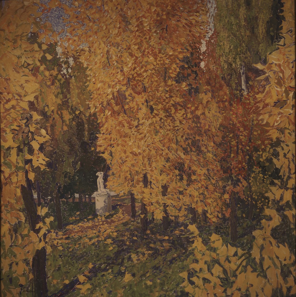 Efterår, 1920 af Aleksandr Jakovlevic Golovin