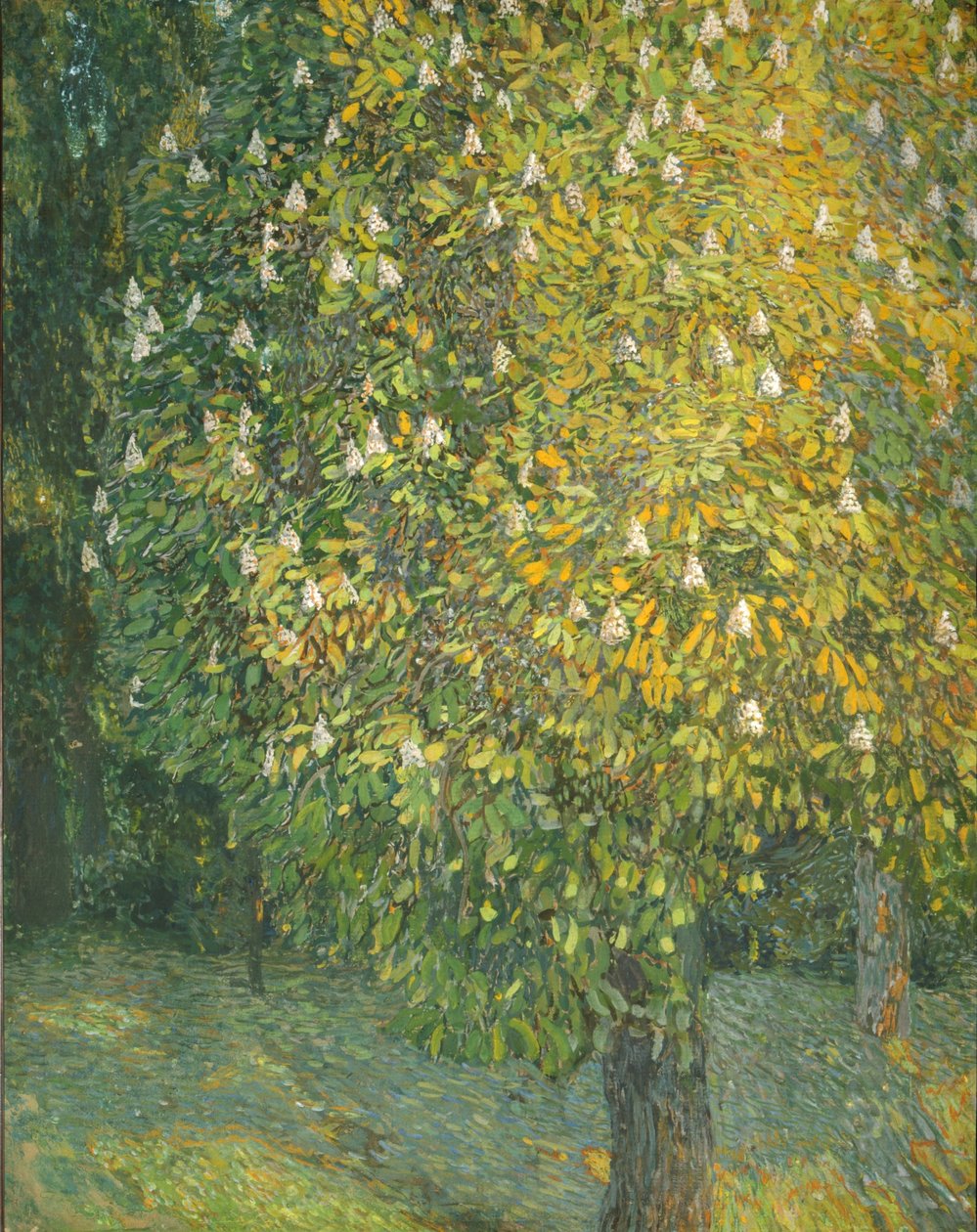 Blomstrende kastanjetræ af Aleksandr Jakovlevic Golovin
