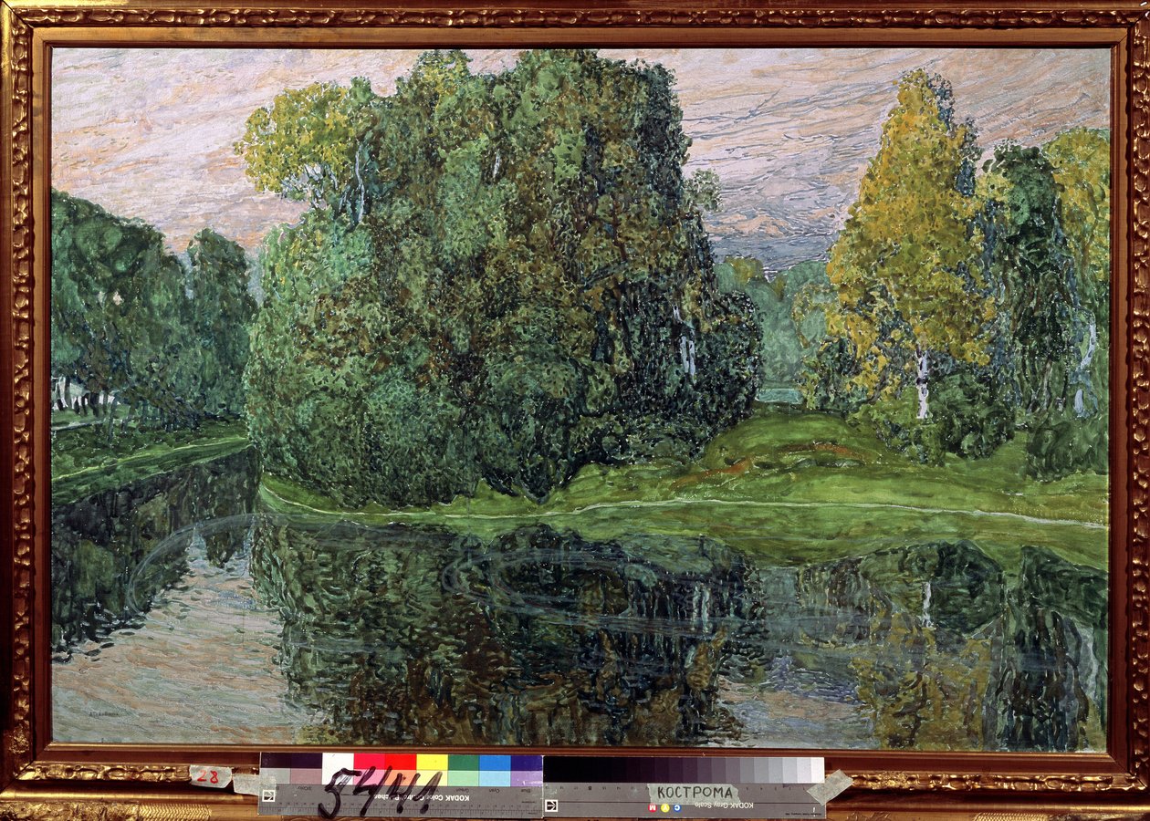 Ø (ø). Maleri af Alexander Yakolevich Golovin (Alexander Golovin) (1863-1930), gouache og pastel på pap, russisk kunst, slutningen af ​​det 19.-begyndelsen af ​​det 20. århundrede. State United Art Museum, Kostroma (Rusland). af Aleksandr Jakovlevic Golovin