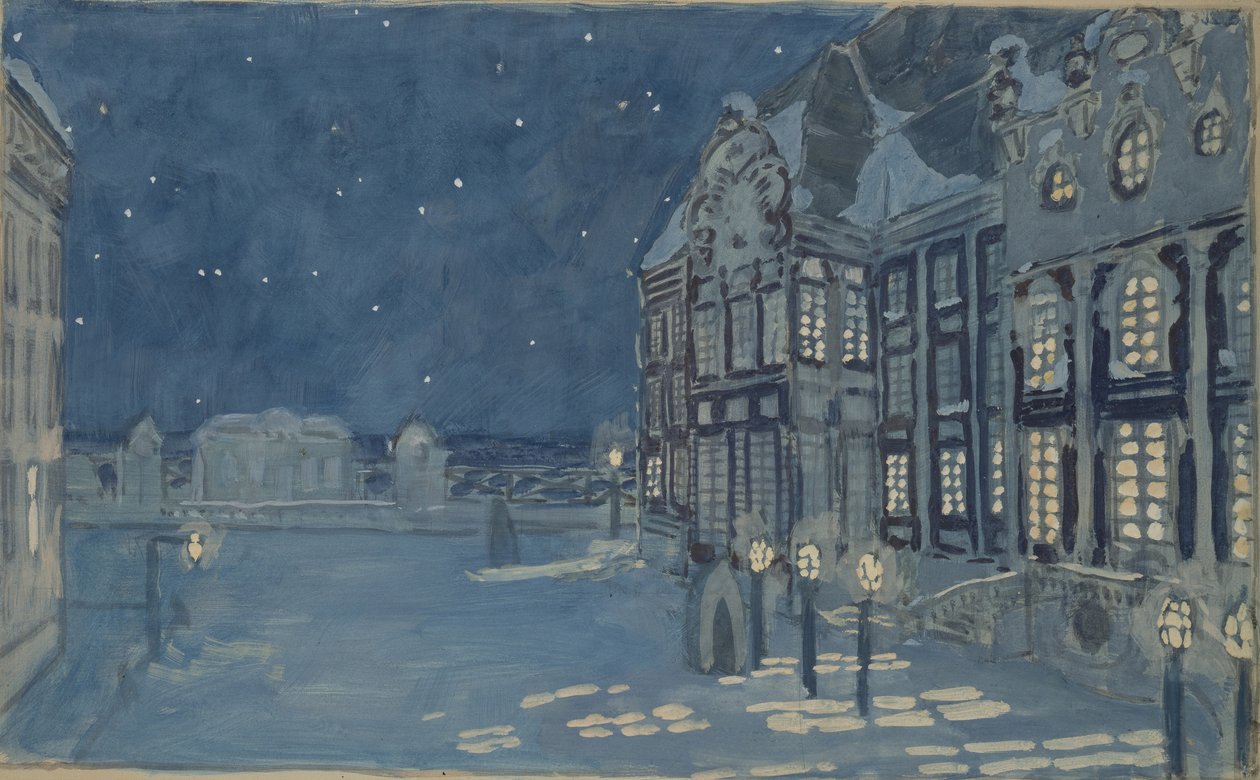 Vinterpaladset. Scenedesign til operaen The Ice House af A. Koreshchenko, 1901 af Aleksandr Jakovlevic Golovin