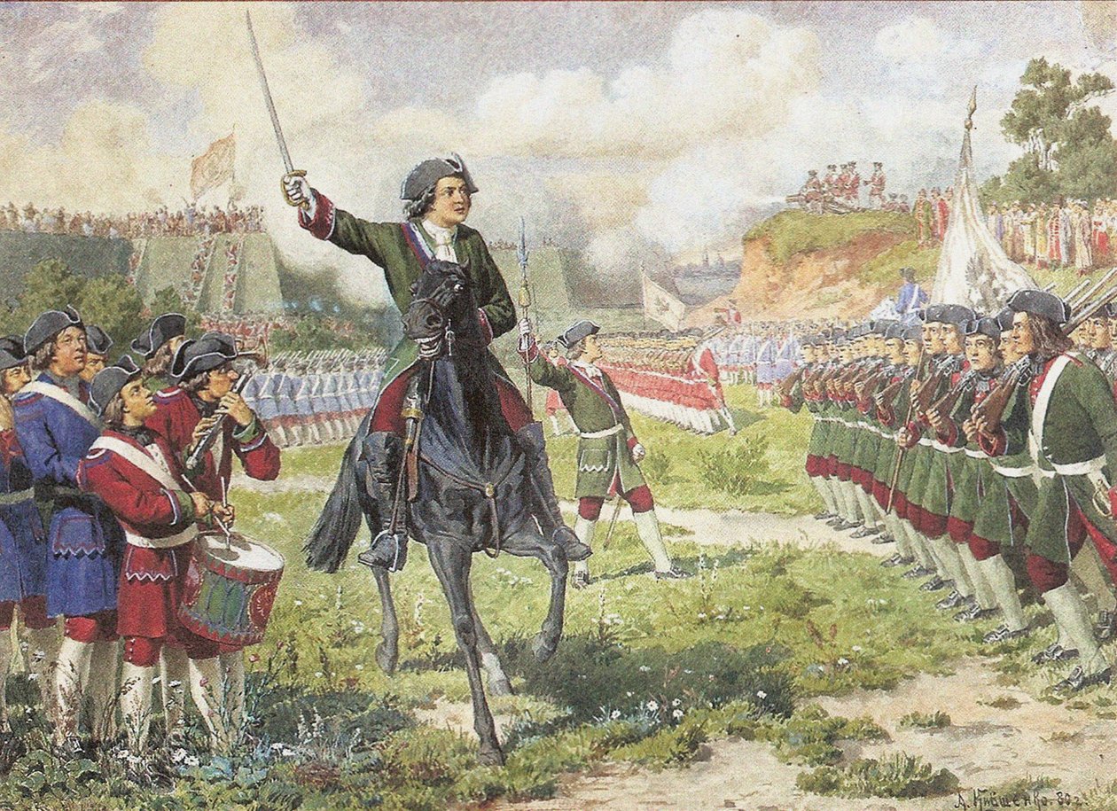 Militærøvelse af Peter I
