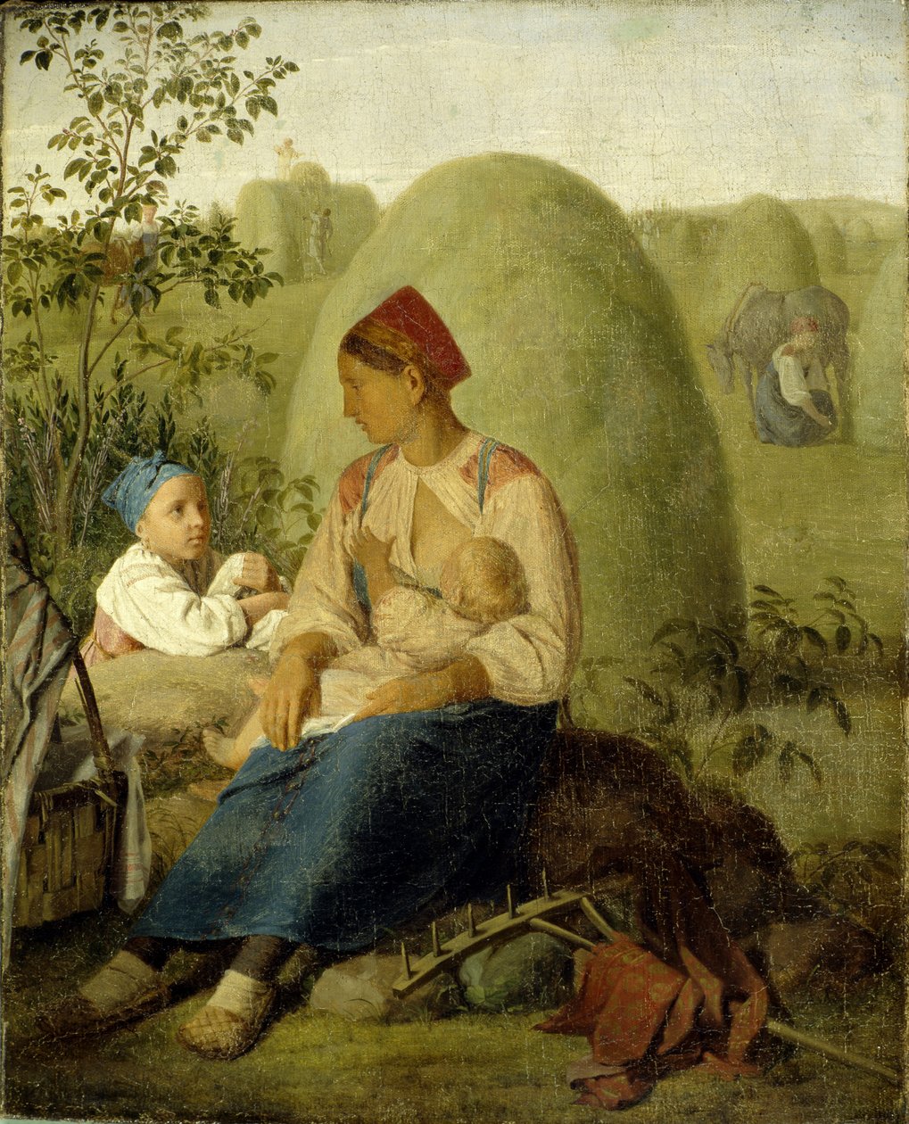 Høslæt, før 1827 af Aleksei Gavrilovich Venetsianov