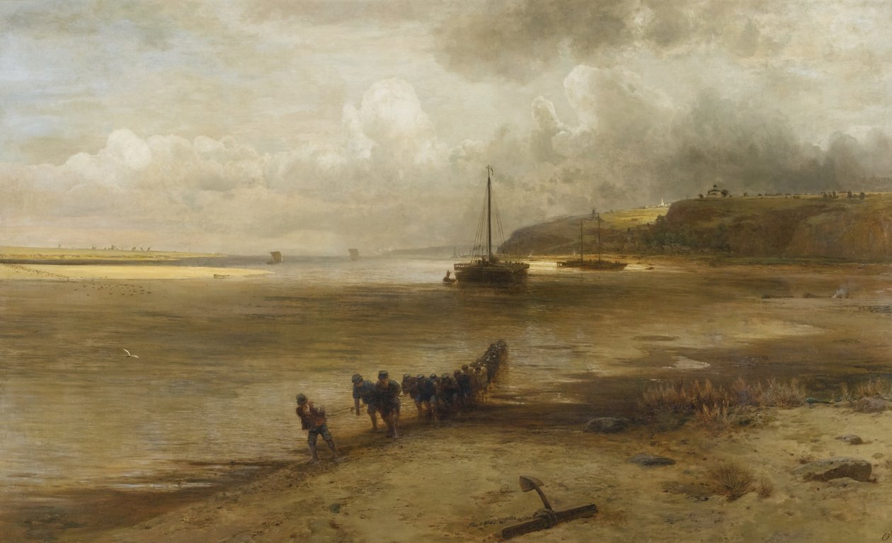 Volga nær Yurievets, 1870 af Alexei Kondratjewitsch Sawrassow