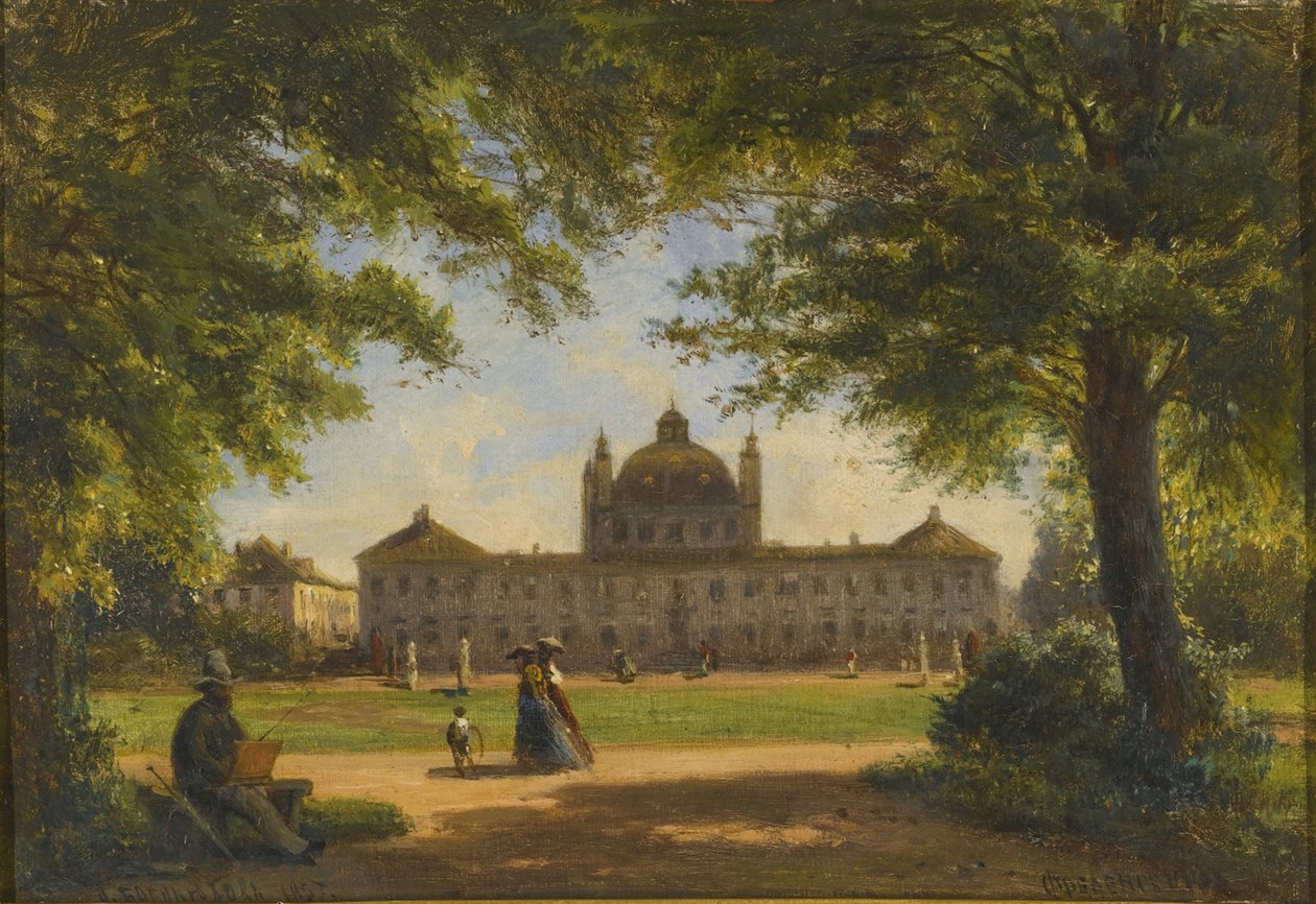 Fredensborg Palace af Aleksei Petrovich Bogolyubov