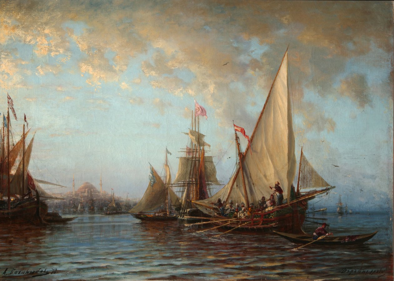 Dardanellerne, 1873 af Aleksei Petrovich Bogolyubov