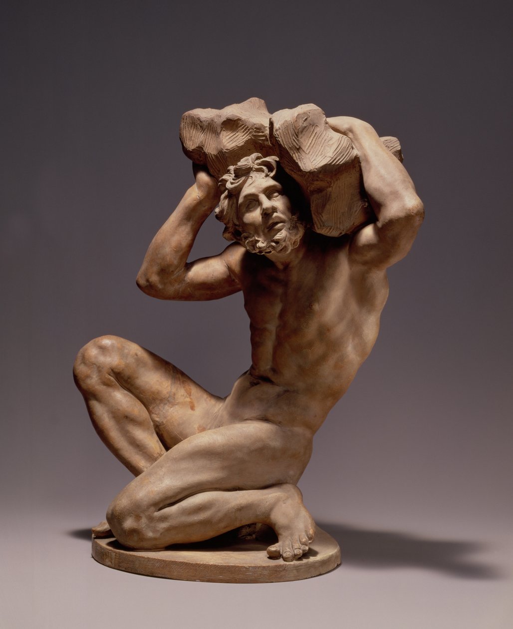 Titan, ca.1650-54 (terracotta) af Alessandro Algardi