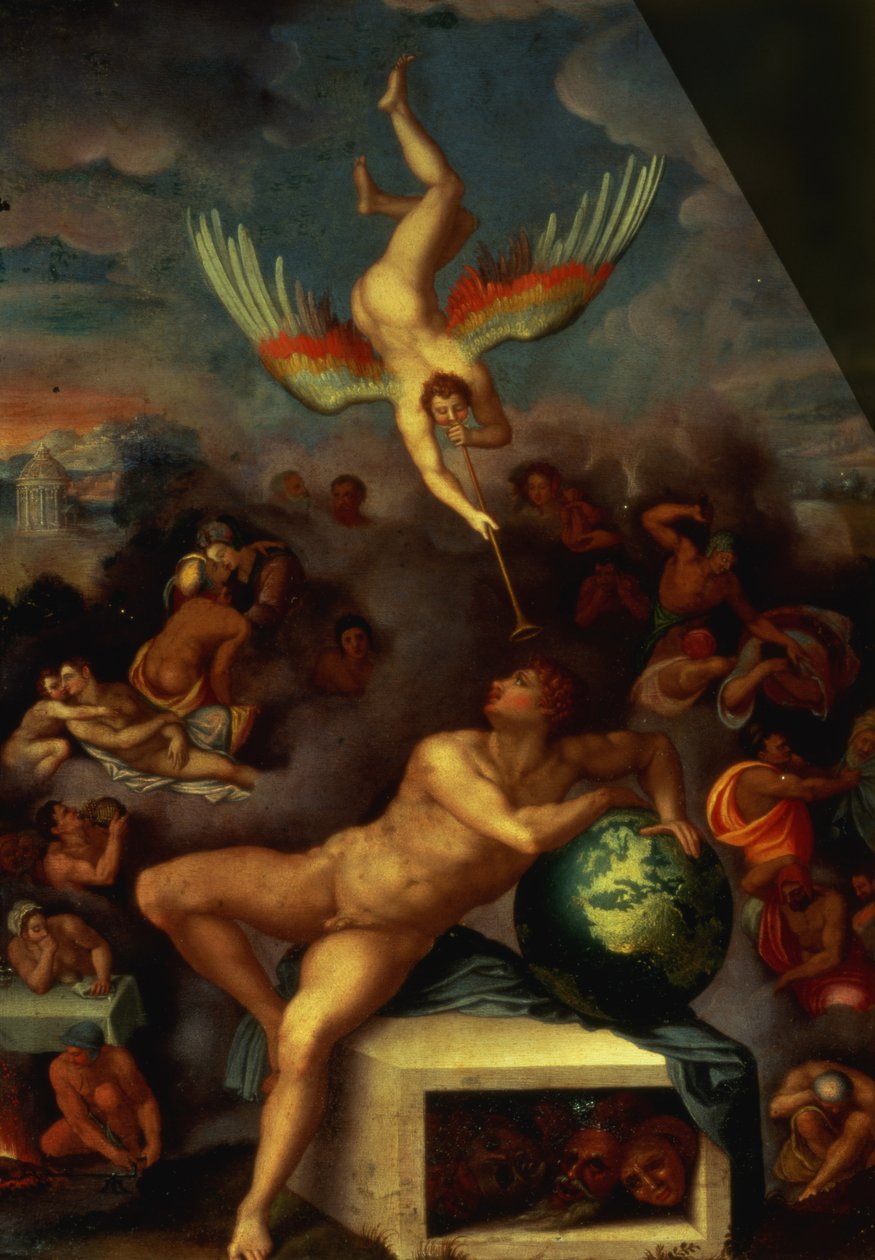 Allegory of Life (olie på kobber) af Alessandro Allori