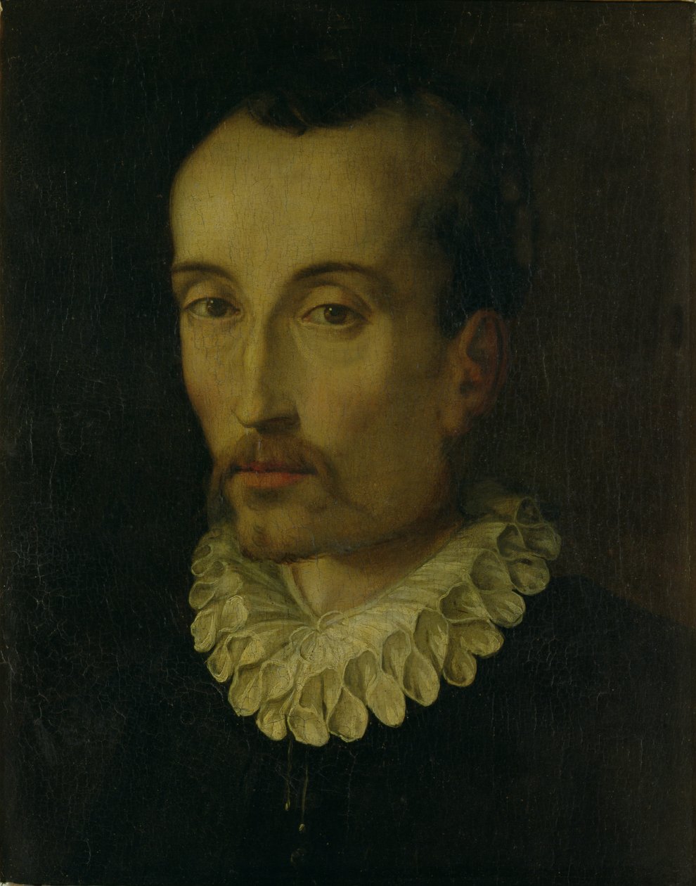 Portræt af Torquato Tasso, 1585-90 af Alessandro Allori