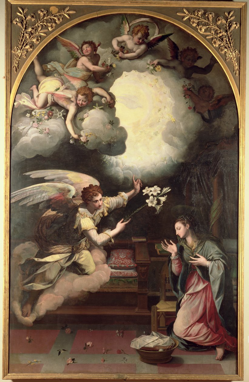 Bebudelsen, 1579 af Alessandro Allori