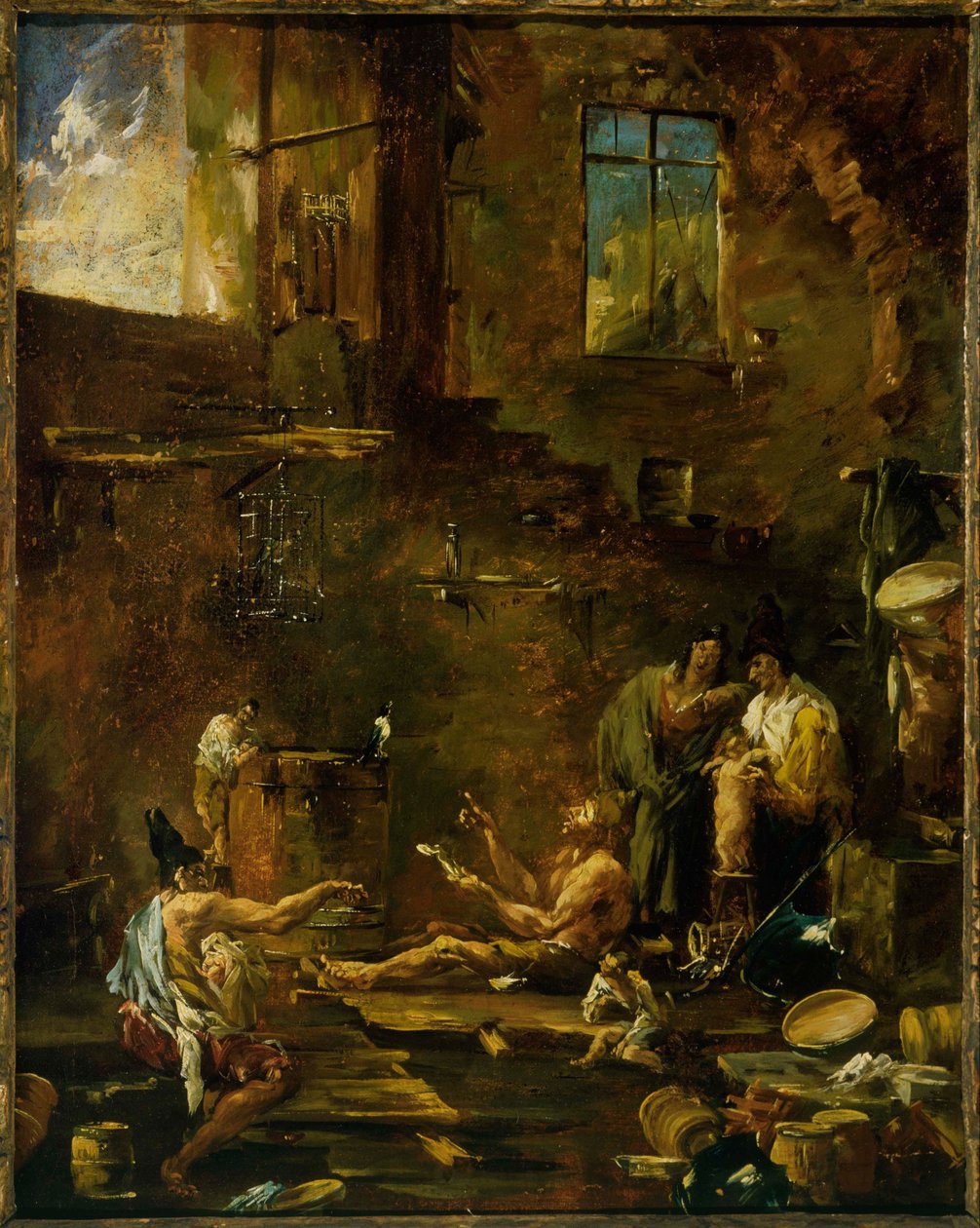 Syngende Fugle af Alessandro Magnasco