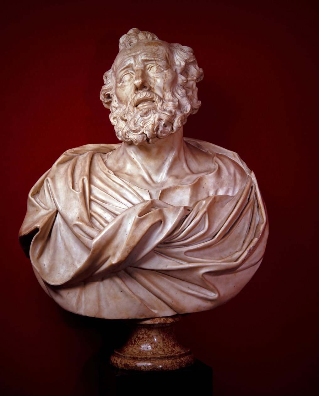 Marmorbuster af Sankt Peter og Sankt Paul af Alessandro Algardi