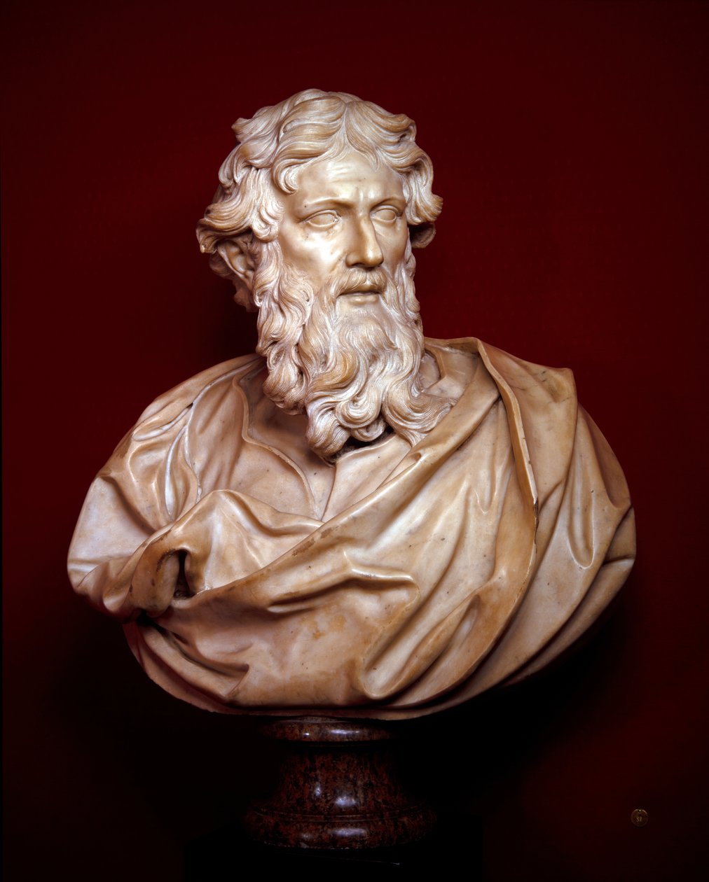 Marmorbuster af Sankt Peter og Sankt Paul af Alessandro Algardi