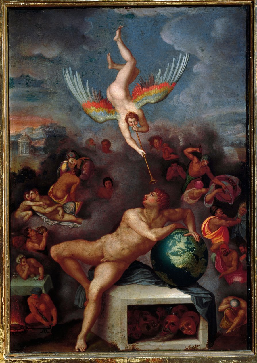 Allegory of Human Life (Maleri, ca. 1590) af Alessandro Allori