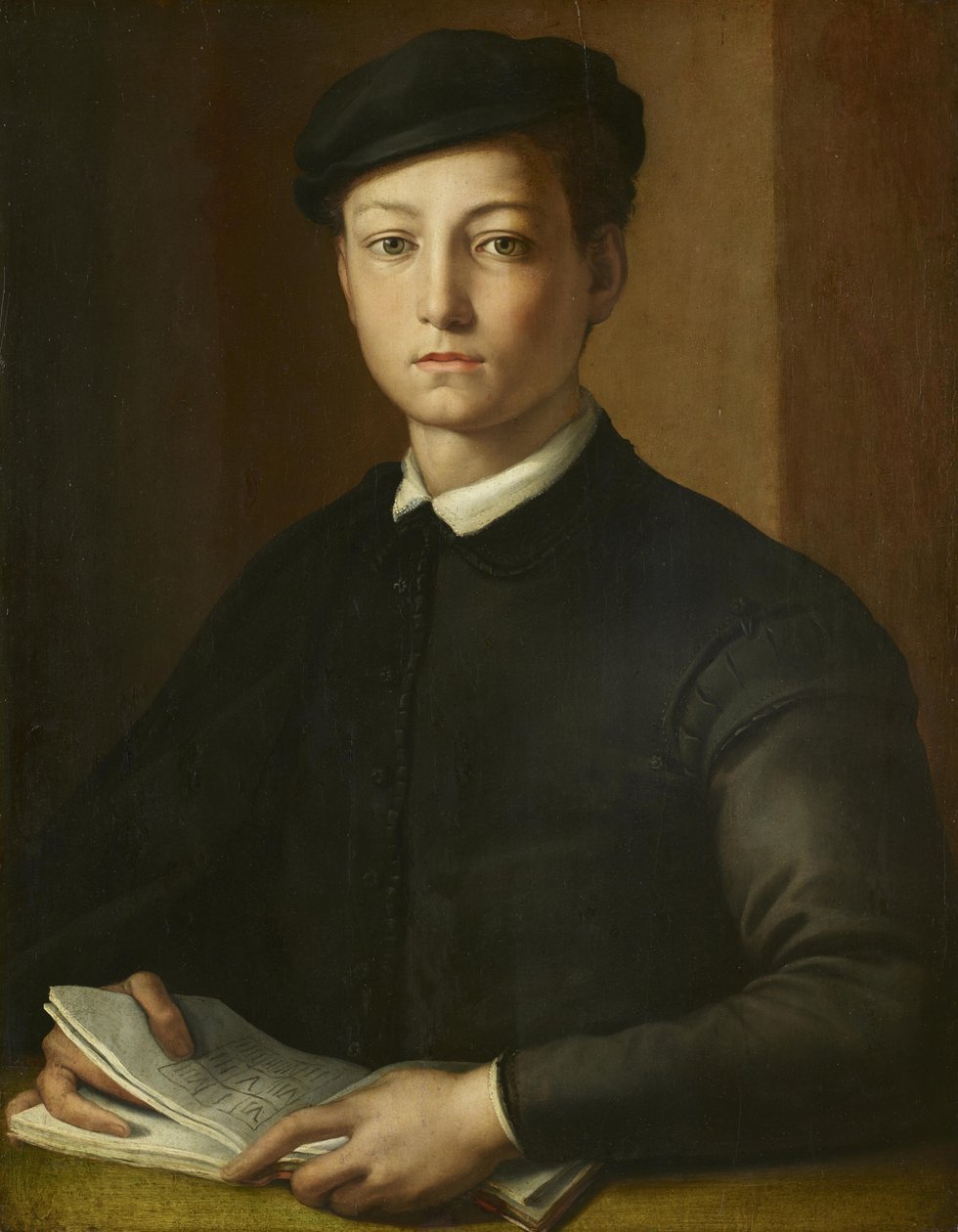 Portræt af en ung mand af Alessandro Allori