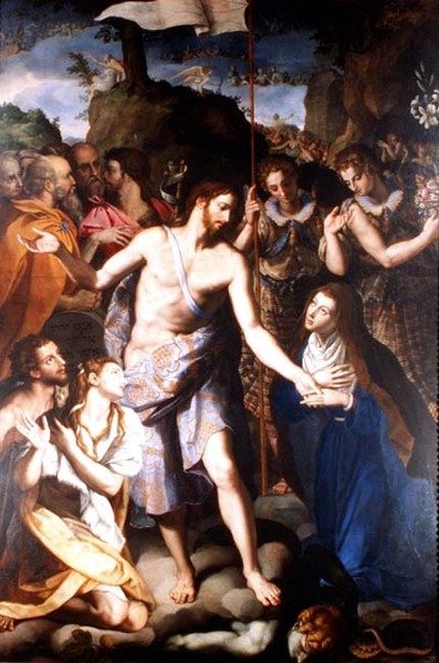 Kristi nedstigning i limbo af Alessandro Allori