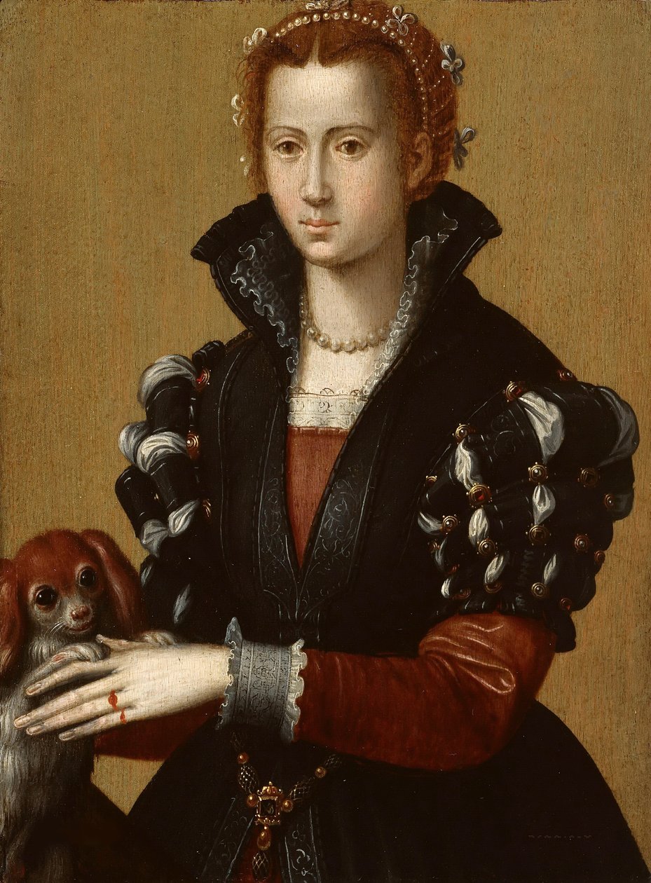 Portræt af Eleanor af Toledo 15221562, ca. 1560 af Alessandro Allori