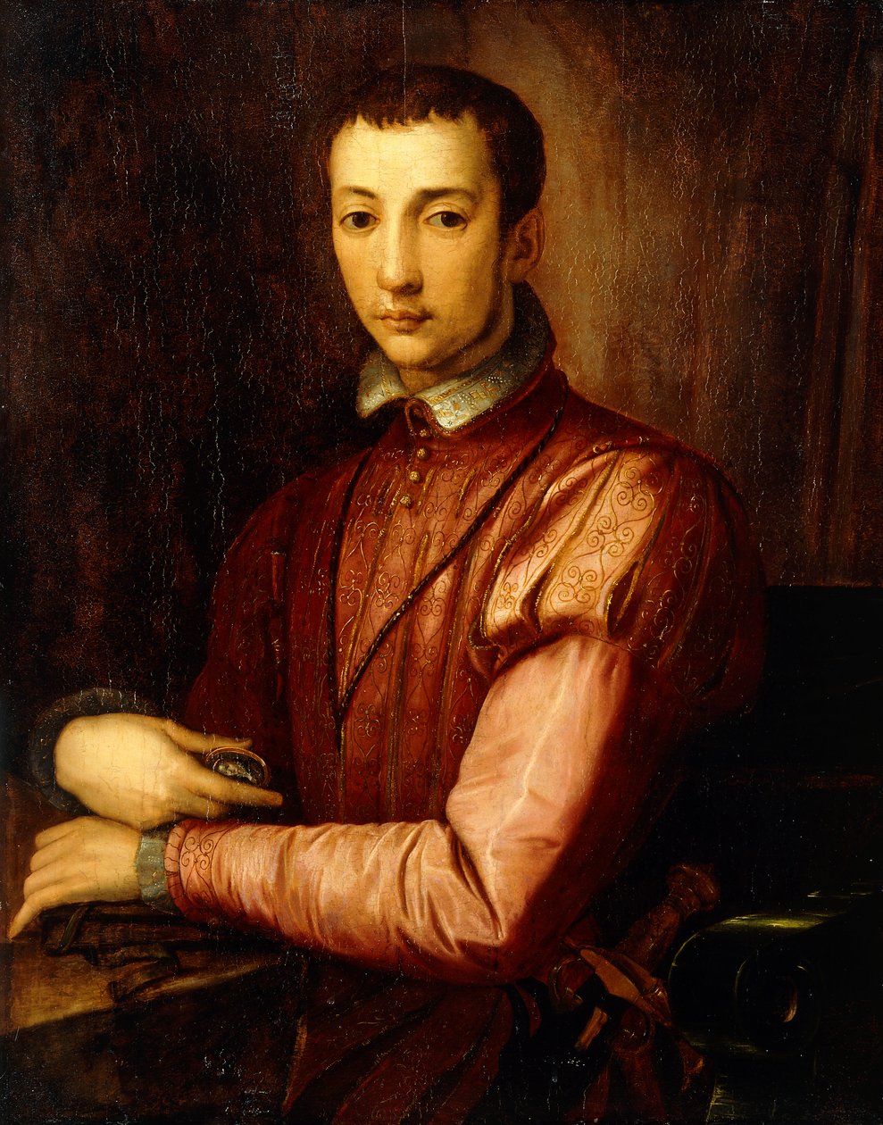 Portræt af Francesco I d "Medici af Alessandro Allori