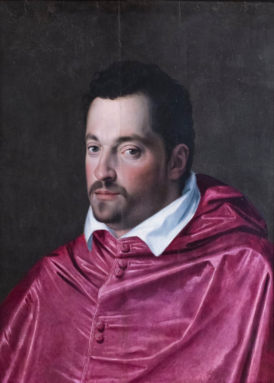 Portræt af kardinal Ferdinando Medici af Alessandro Allori