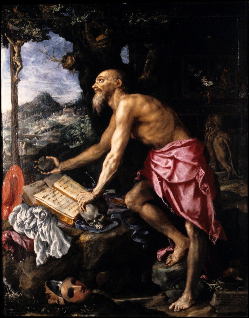 Den bodfærdige Sankt Hieronymus af Alessandro Allori