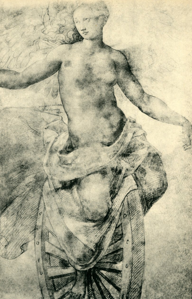 Gudinden Fortuna, slutningen af det 16.-begyndelsen af det 17. århundrede, 1943. af Alessandro Allori