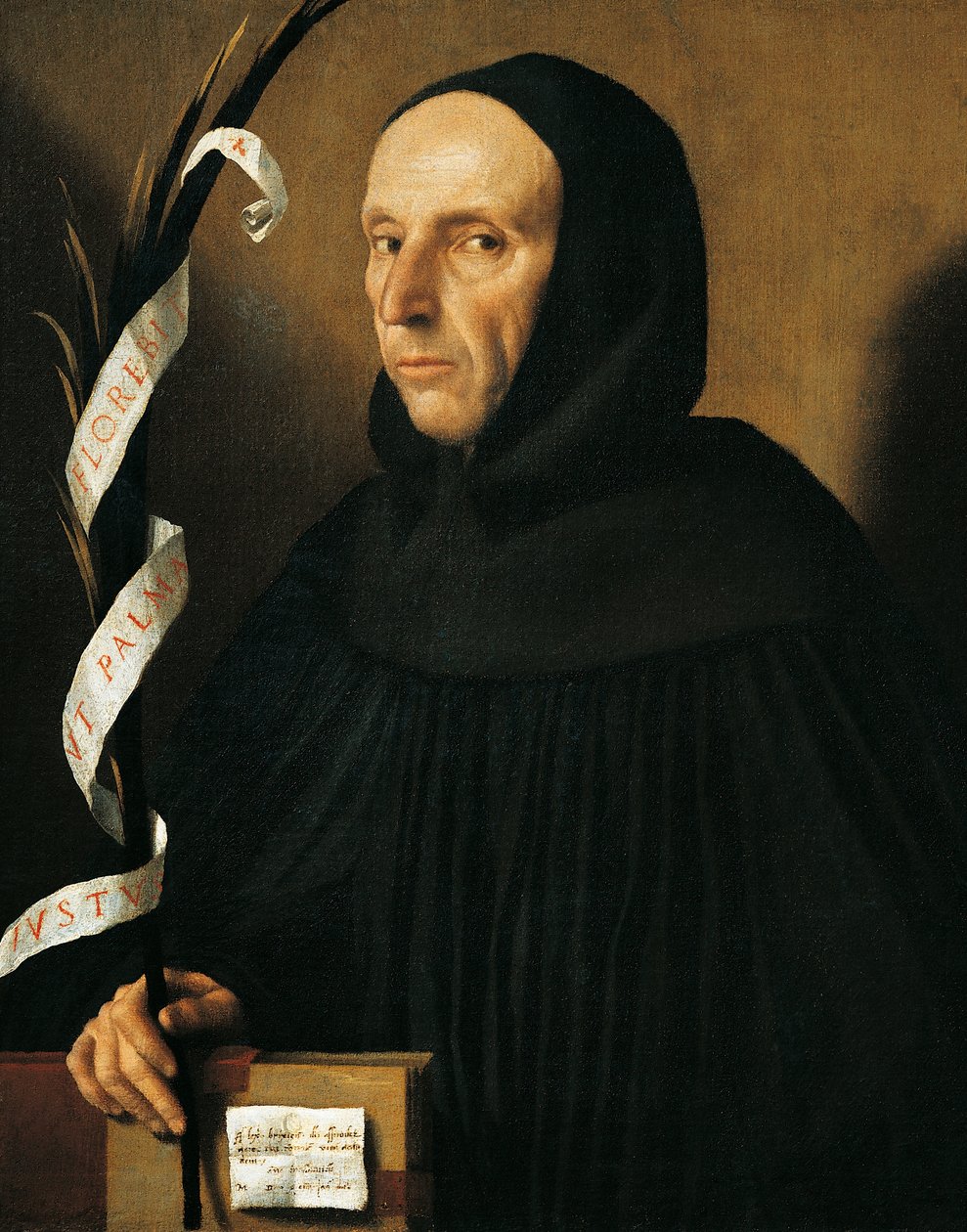 Portræt af Gerolamo Savonarola (Ferrara af Alessandro Bonvicino Moretto