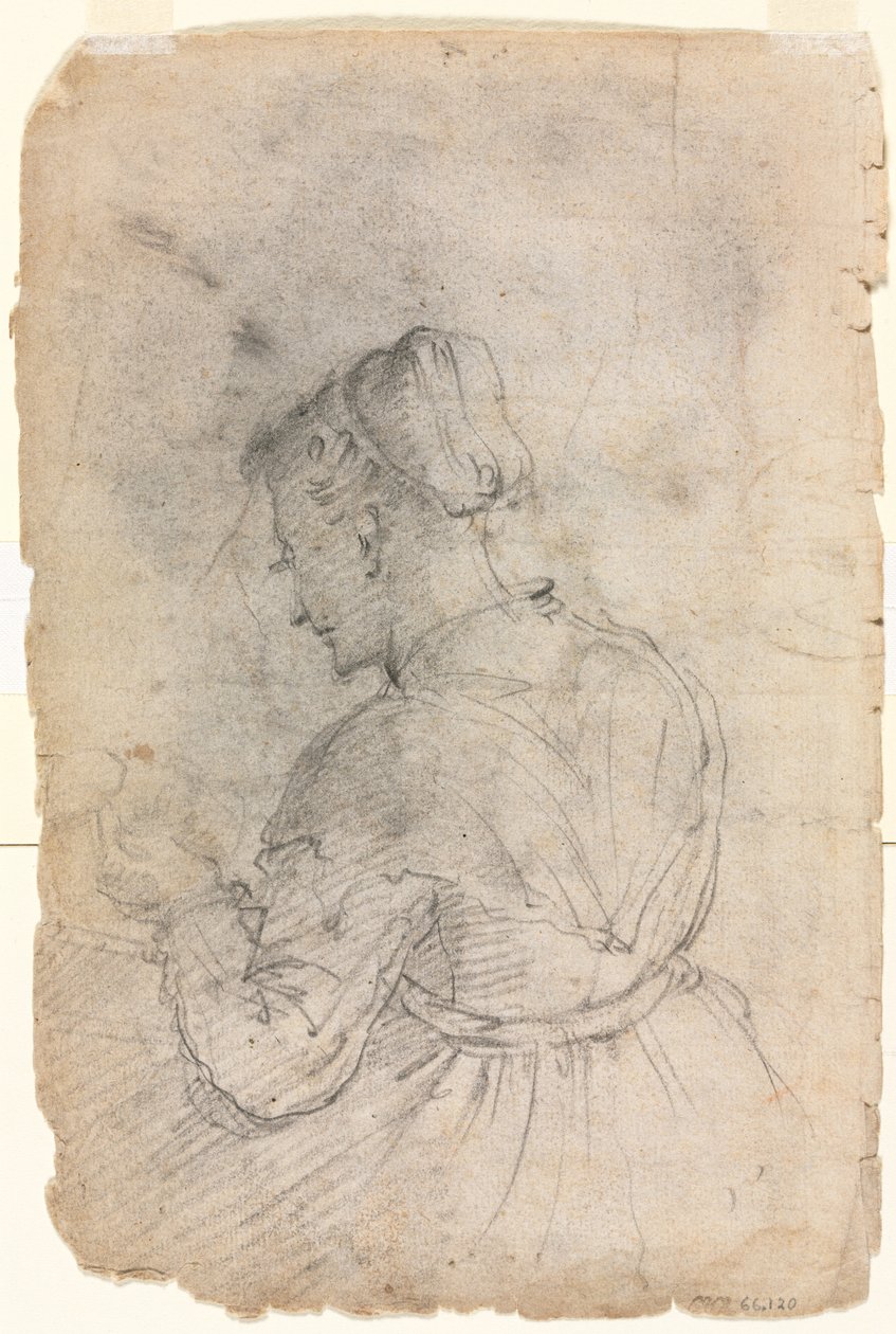 A Kitchen Maid, anden halvdel af 1500-tallet. af Alessandro Casolani