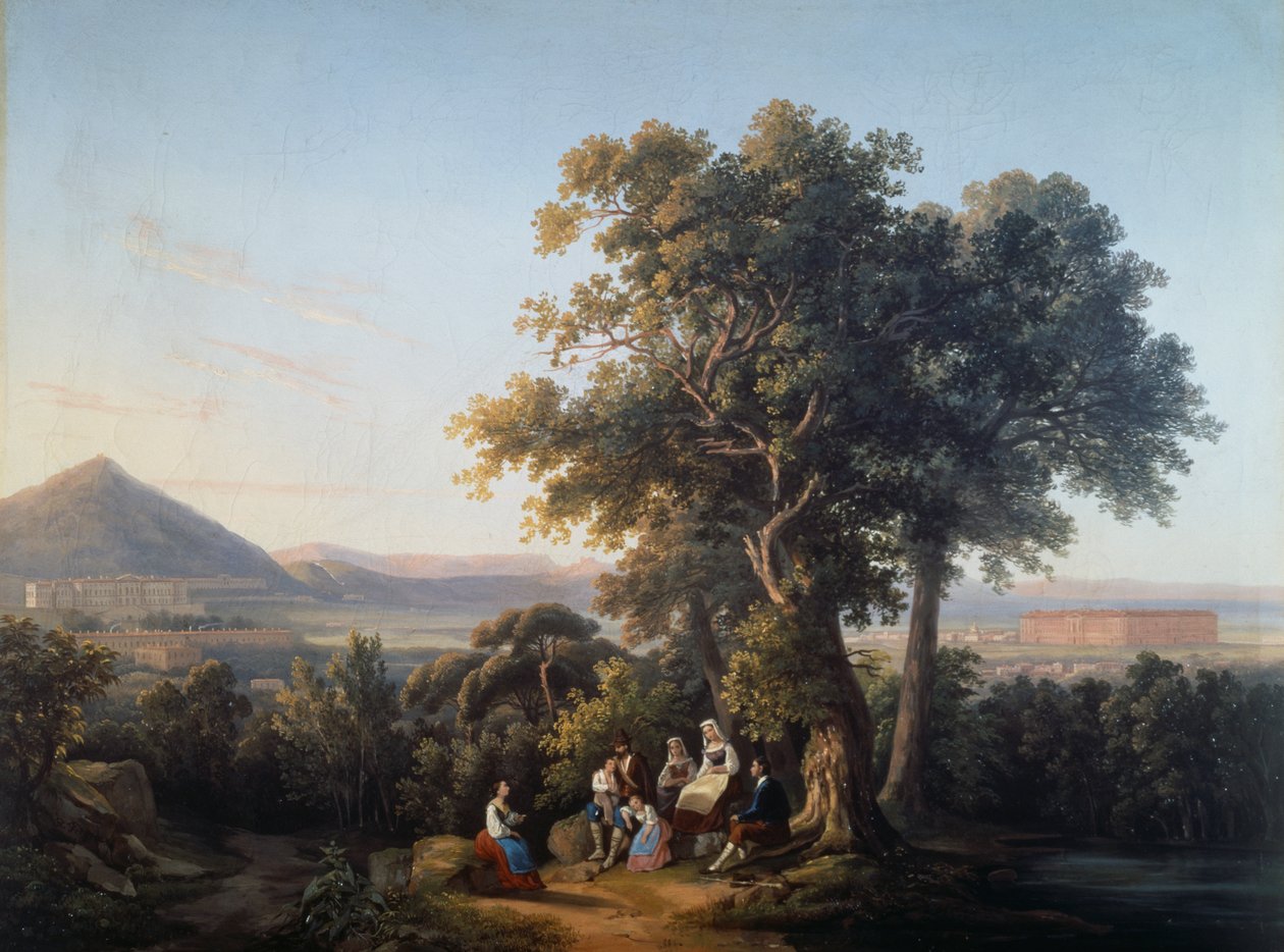 Caserta-sletten af Alessandro Fergola