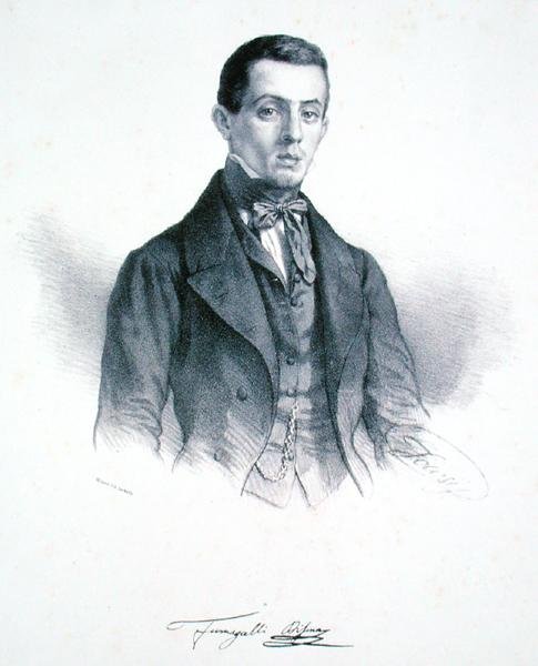 Disma Fumagalli (1826-93) (gravering) af Alessandro Focosi