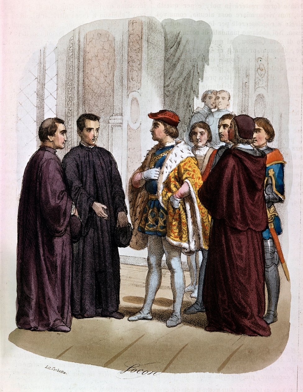 Niccolo di Bernardo dei Machiavelli (Nicolas Machiavel af Alessandro Focosi