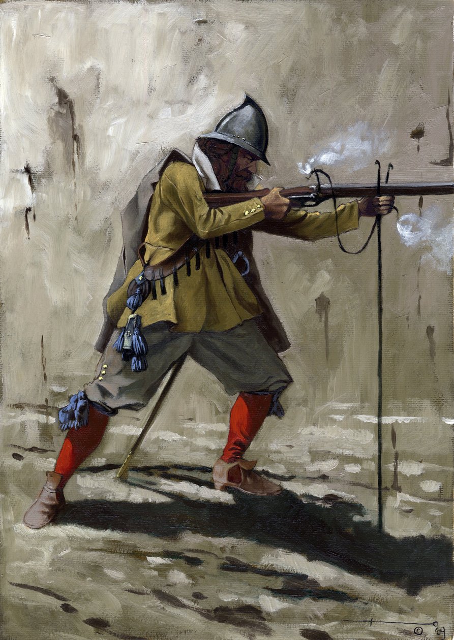 En tercio, et fartøj fra det spanske infanteri mellem 1534 og 1704. Tegning af Alessandro Lonati af Alessandro Lonati