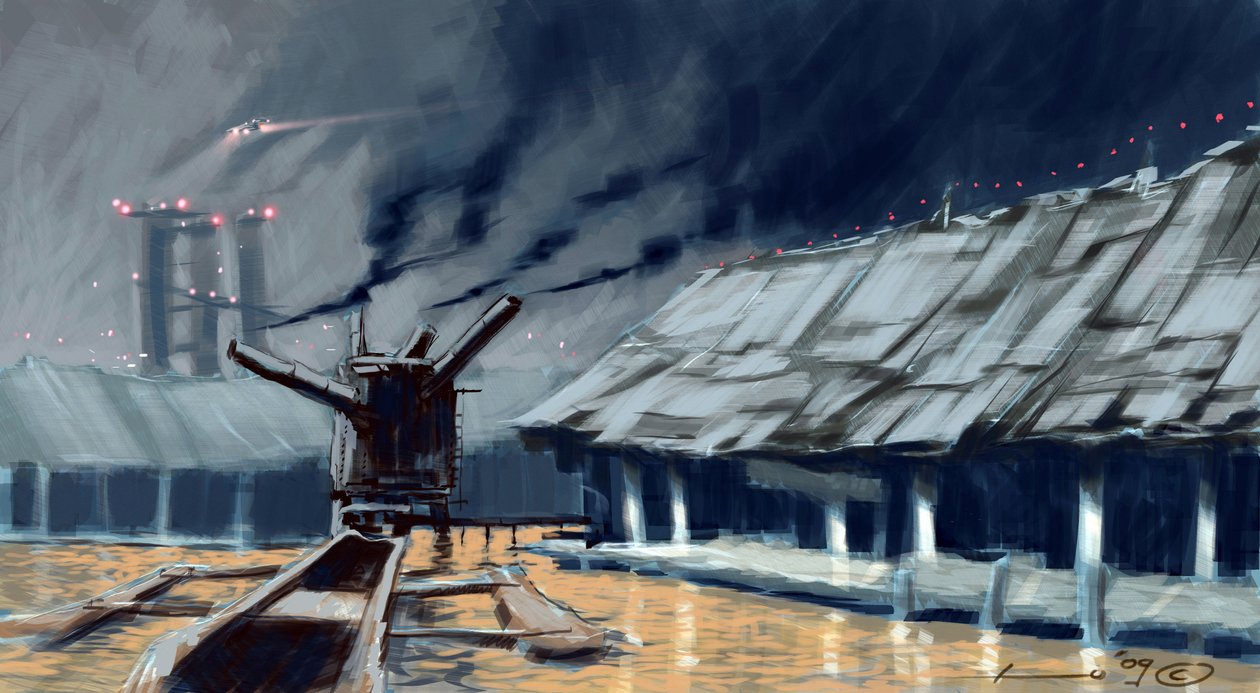 Forventning: huse på pæle (palafitter). Illustration af Alesandro Lonati. 2010 af Alessandro Lonati
